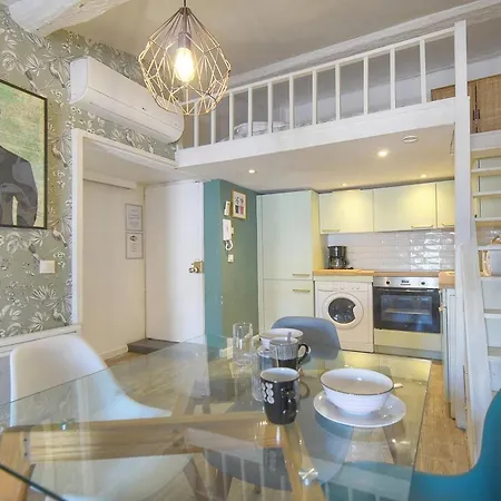 アパート Frgk Mezzanine 2br Walk To Palais Special Congres Wi-fi High-speed